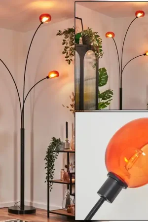 Weekendaanbieding Nikkala Staande lamp Zwart, 3-lichts