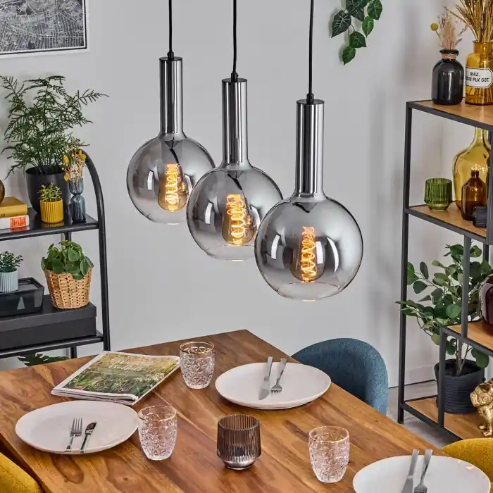 Tador Hanglamp, Kogellampje, Hanglamp Zwart, 3-lichts Koop Vandaag