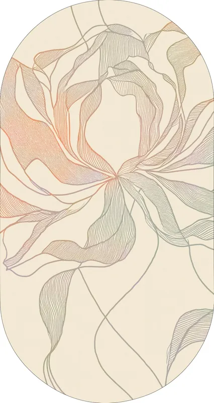 Shop Nu Vloerkleed MOMO rugs x NOŪRA studios - Bloom Beige/ multicolour capsule