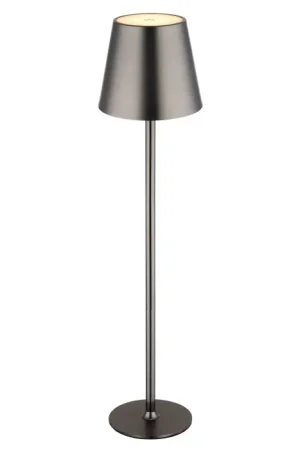 Aanbieding Globo Vannie Tafellamp LED Chroom, Zwart, 1-licht