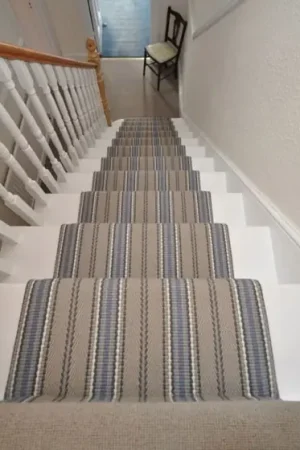 Traploper Hartley & Tissier Stripes Kelly 03 Blue Direct Verzonden