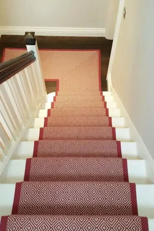 Snelle Levering Traploper Hartley Tissier Diamond Border Rouge