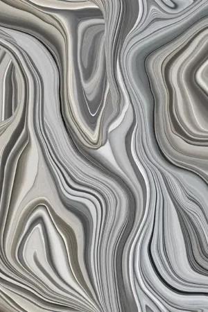 Traploper Moooi Carpets Liquid Layers Gold & Silver by Claire Vos Nieuw