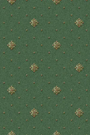 Traploper Ulster Carpets Athenia Motif Green Bestseller