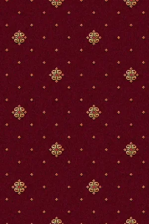 Traploper Ulster Carpets Athenia Motif Wine Aanbieding