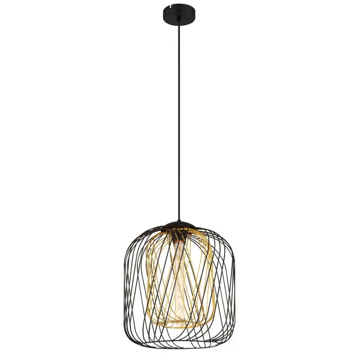 Gratis Retour Globo Dichti Hanglamp Zwart, 1-licht