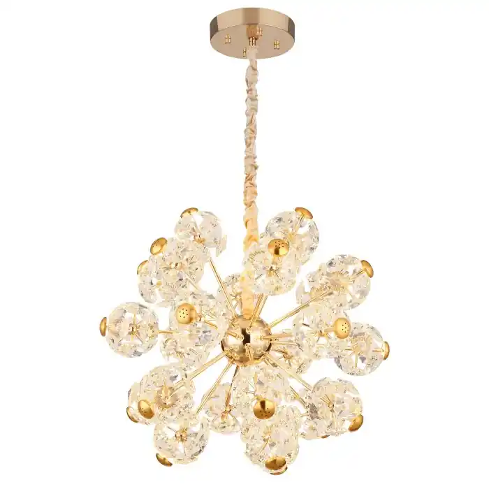 Globo Florietta Hanglamp LED Goud, 1-licht Superprijs