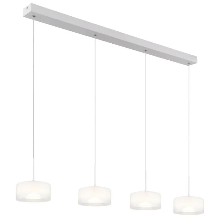 Goedkoop Globo Belinda Hanglamp LED Wit, 1-licht