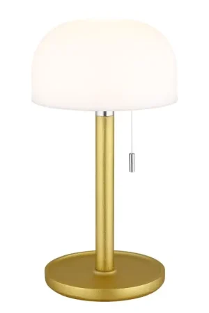 Beperkt Aanbod Globo Norman Tafellamp LED Messing, 1-licht