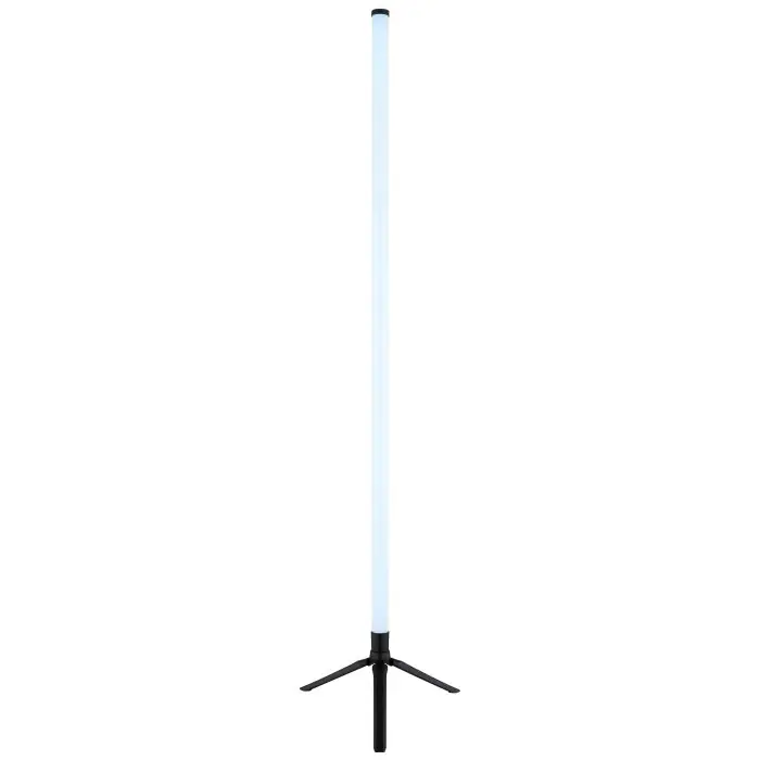 Globo Rocky Staande lamp LED Zwart, 1-licht, Afstandsbediening, Kleurwisselaar Veilige Betaling