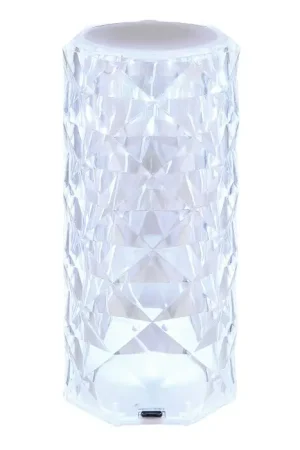 Weekendaanbieding Globo Gixi Tafellamp LED Zilver, Transparant, Helder, 1-licht, Kleurwisselaar