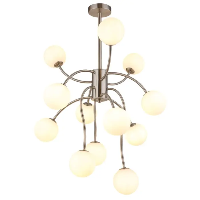 Globo Riha Plafondlamp Wit, 12-lichts Goedkoop