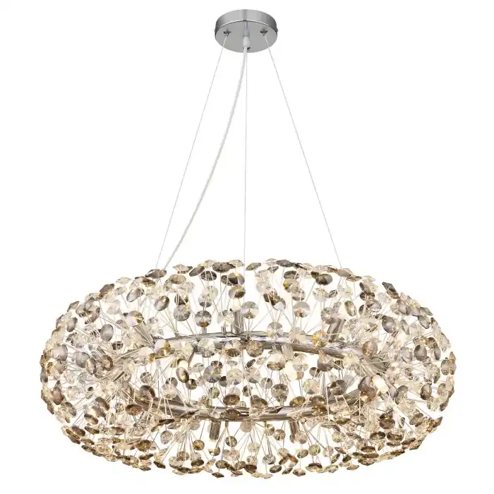 Must-Have Globo Katrina Kroonluchter Chroom, 20-lichts