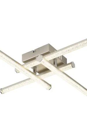 Aanbieding Globo Kirina Plafondlamp LED Nikkel mat, 1-licht