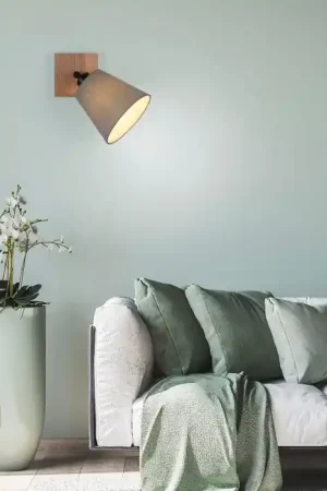 Lichten Direct MICHEL Wandlamp, Muurspot Natuurlijke kleuren, Zwart, 1-licht Laatste Kans