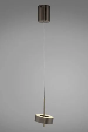 Nieuw Paul Neuhaus Q-Serie Q-Rotate Hanglamp LED Bruin, 1-licht, Afstandsbediening