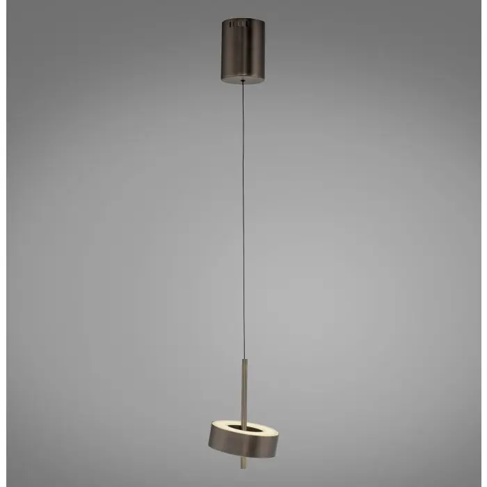 Nieuw Paul Neuhaus Q-Serie Q-Rotate Hanglamp LED Bruin, 1-licht, Afstandsbediening