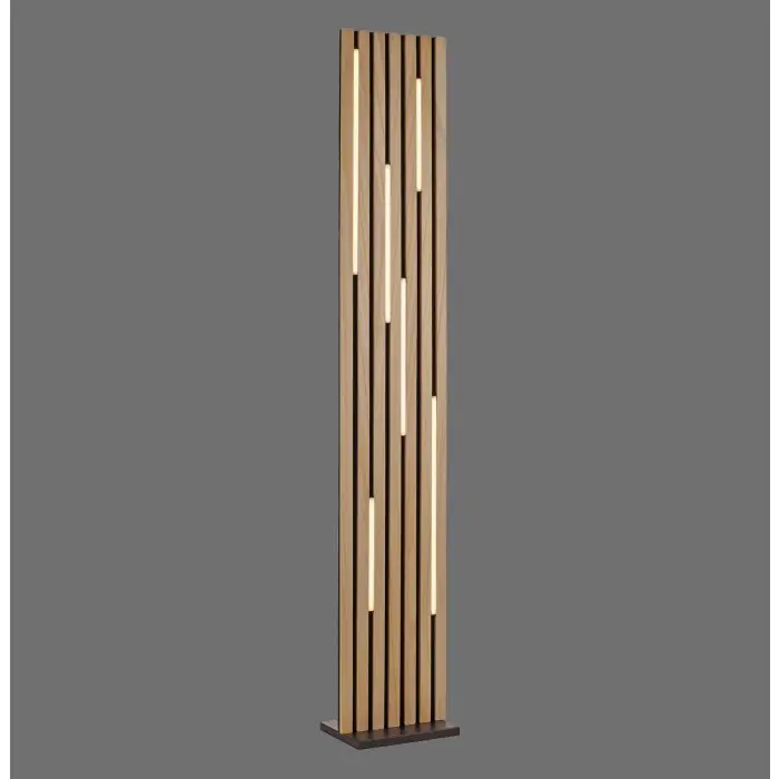 Beperkt Aanbod Paul Neuhaus Q-Serie Q-Akustik Staande lamp LED Bruin, Zwart, 1-licht, Afstandsbediening