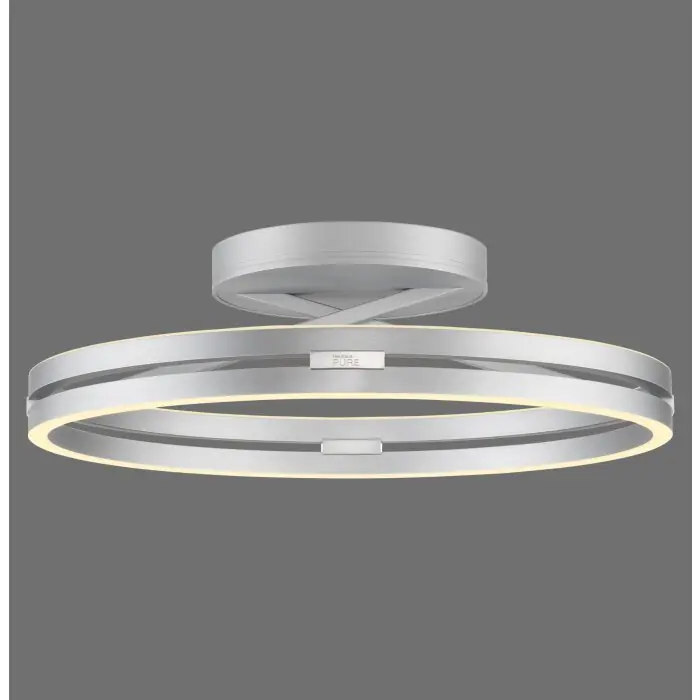 Paul Neuhaus Verlichting Loop Plafondlamp LED Zilver, 2-lichts, Afstandsbediening Must-Have