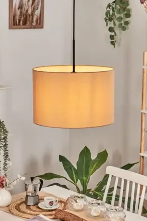 Aanbieding Soungou Hanglamp, Hanglamp Beige, 1-licht