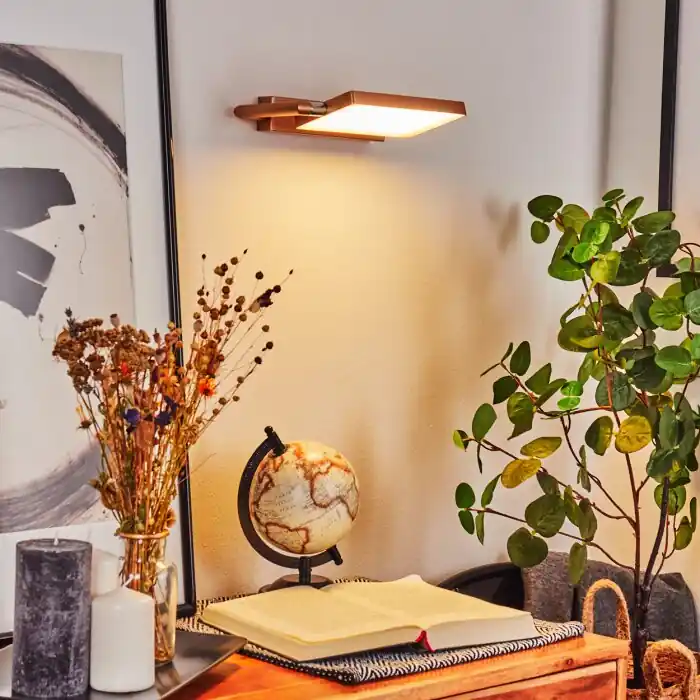 Anneau Muurlamp LED Chroom, Koperkleurig, 1-licht Lage Kosten