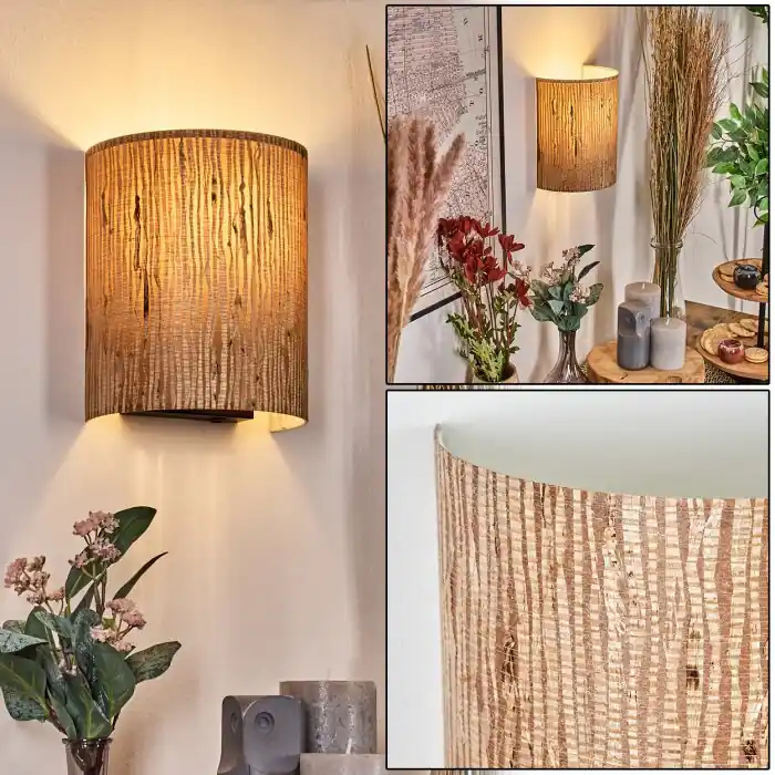 Viadores Licht omhoog & omlaag, Wandlamp Zwart, 1-licht Snelle Levering