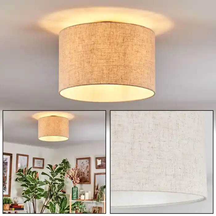 Gereduceerde Prijs Bassagoda Plafondlamp Beige, Wit, 1-licht