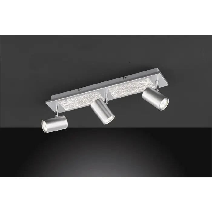 Direct Verzonden Wofi Bali Plafondlamp LED Nikkel mat, 3-lichts