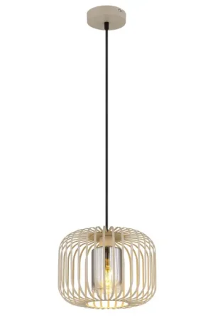 Aanbieding Globo Alfred Hanglamp Zandkleurig, 1-licht