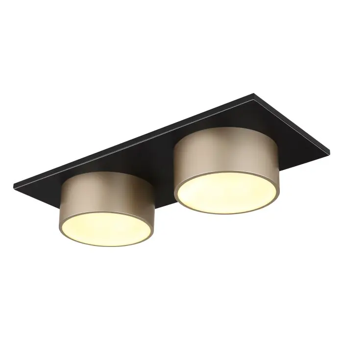 Globo Raymond Plafondlamp LED Antraciet, Zwart, 1-licht Merkproduct