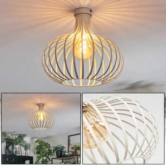 Orlin Plafondlamp Beige, 1-licht Bestel Nu