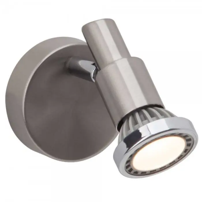 Direct Beschikbaar Briljante lampen Ryan Muurspot Chroom, Wit, 1-licht