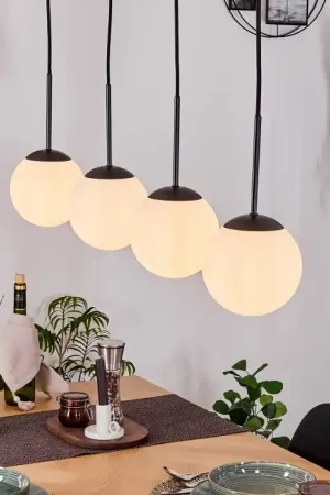 Aanbieding Gastor Hanglamp, Kogellampje, Hanglamp Wit, 4-lichts