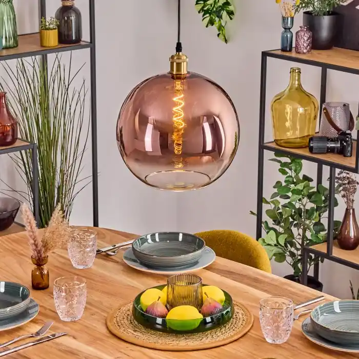 Koyoto Hanglamp, Kogellampje, Hanglamp Goud, 1-licht Hete Deal