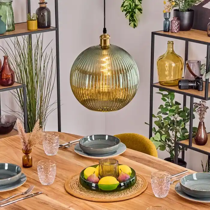 Laatste Versie Koyoto Hanglamp, Kogellampje, Hanglamp Goud, 1-licht