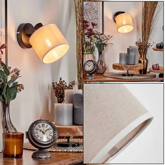 Gratis Retour Bassagoda Wandlamp, Muurspot Zwart, 1-licht