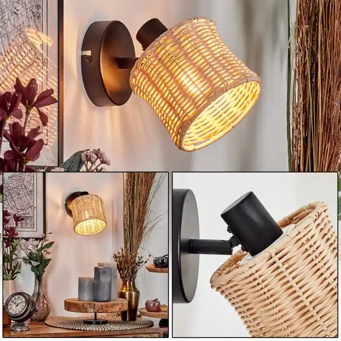 Bestel Nu Cavaca Wandlamp, Muurspot Zwart, 1-licht