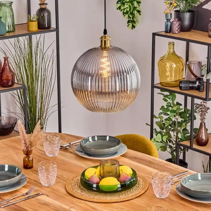 Goedkoop Koyoto Hanglamp, Kogellampje, Hanglamp Goud, 1-licht