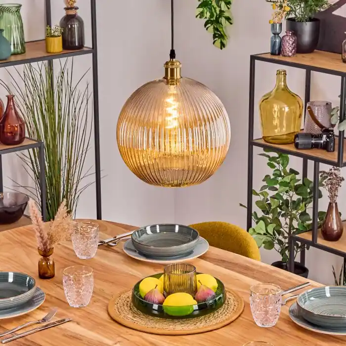 Bestseller Koyoto Hanglamp, Kogellampje, Hanglamp Goud, 1-licht
