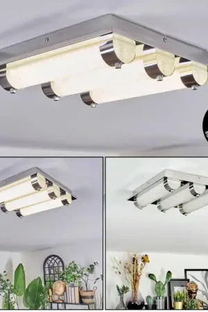 Zamar Plafondlamp LED Chroom, 3-lichts Tijdelijk Beschikbaar