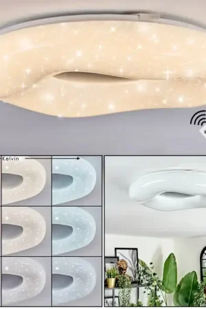 Zuril Plafondlamp LED Wit, 1-licht, Afstandsbediening Aanbieding