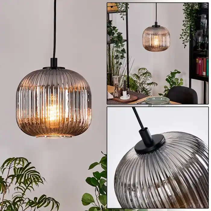 Trion Hanglamp, Hanglamp Zwart, 1-licht Superprijs