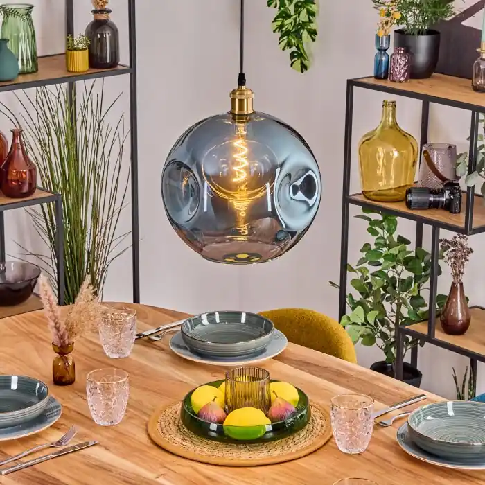 Gereduceerde Prijs Ripoll Hanglamp, Kogellampje, Hanglamp Goud, 1-licht
