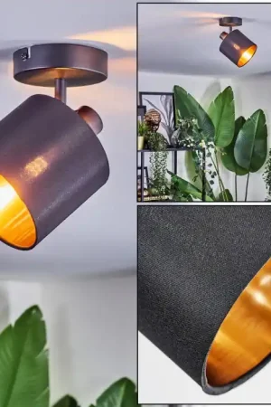 Alsen Wandlamp, Muurspot Zwart, 1-licht Exclusieve Aanbieding
