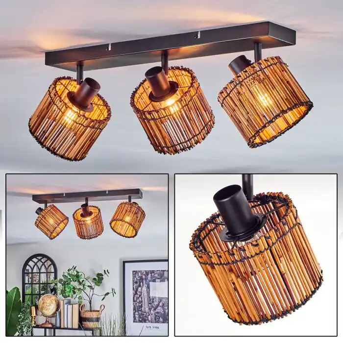 Aanbieding Cando Plafondlamp, Plafondspot Zwart, 3-lichts
