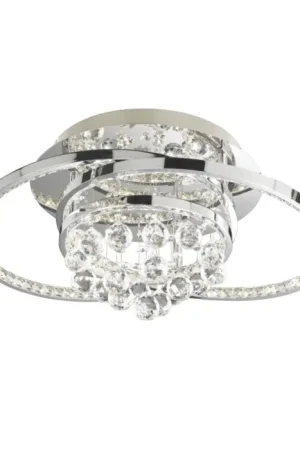 Wofi MEDLEY Plafondlamp LED Chroom, 1-licht Must-Have