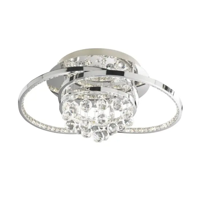 Wofi MEDLEY Plafondlamp LED Chroom, 1-licht Must-Have