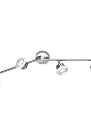 Wofi MORGAN Plafond spot LED Chroom, 4-lichts Tijdelijk Beschikbaar