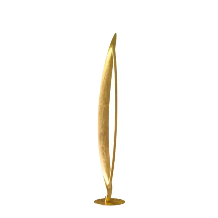 Wofi VEGA Staande lamp LED Goud, 1-licht Laatste Kans
