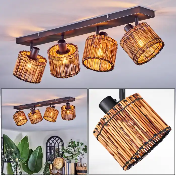 Cando Plafondlamp, Plafondspot Zwart, 4-lichts Fabrieksprijs